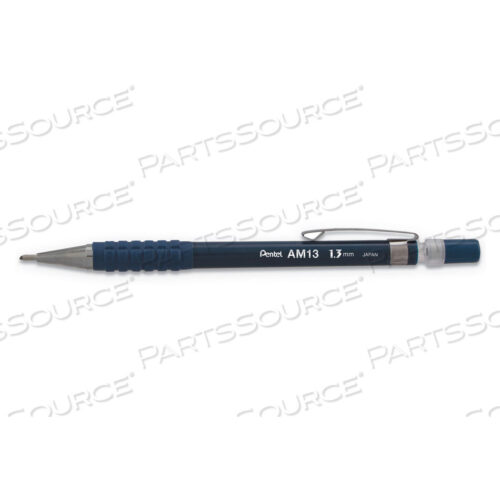 OEM#: AM13CSHARP MECHANICAL PENCIL, 1.3 MM, HB (#2.5), BLACK LEAD, BLUE BARREL by Pentel of America