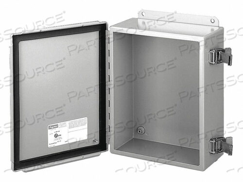 OEM#: A6044NFSSJ BOX, CLAMP COVER, TYPE 4X, 6.00X4.00X4.00IN, SS TYPE 304 by Hoffman