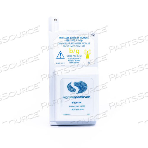 Replaces Baxter Healthcare Corp. 35162SIGMA SPECTRUM WIRELESS BATTERY MODULE - (1 ANTENNA - B/G)