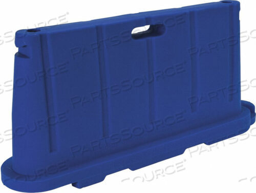 OEM#: BCD-7636-BLSTACKABLE SAFETY POLY BARRICADE, 76-1/2L, BLUE by Vestil Manufacturing Corp.
