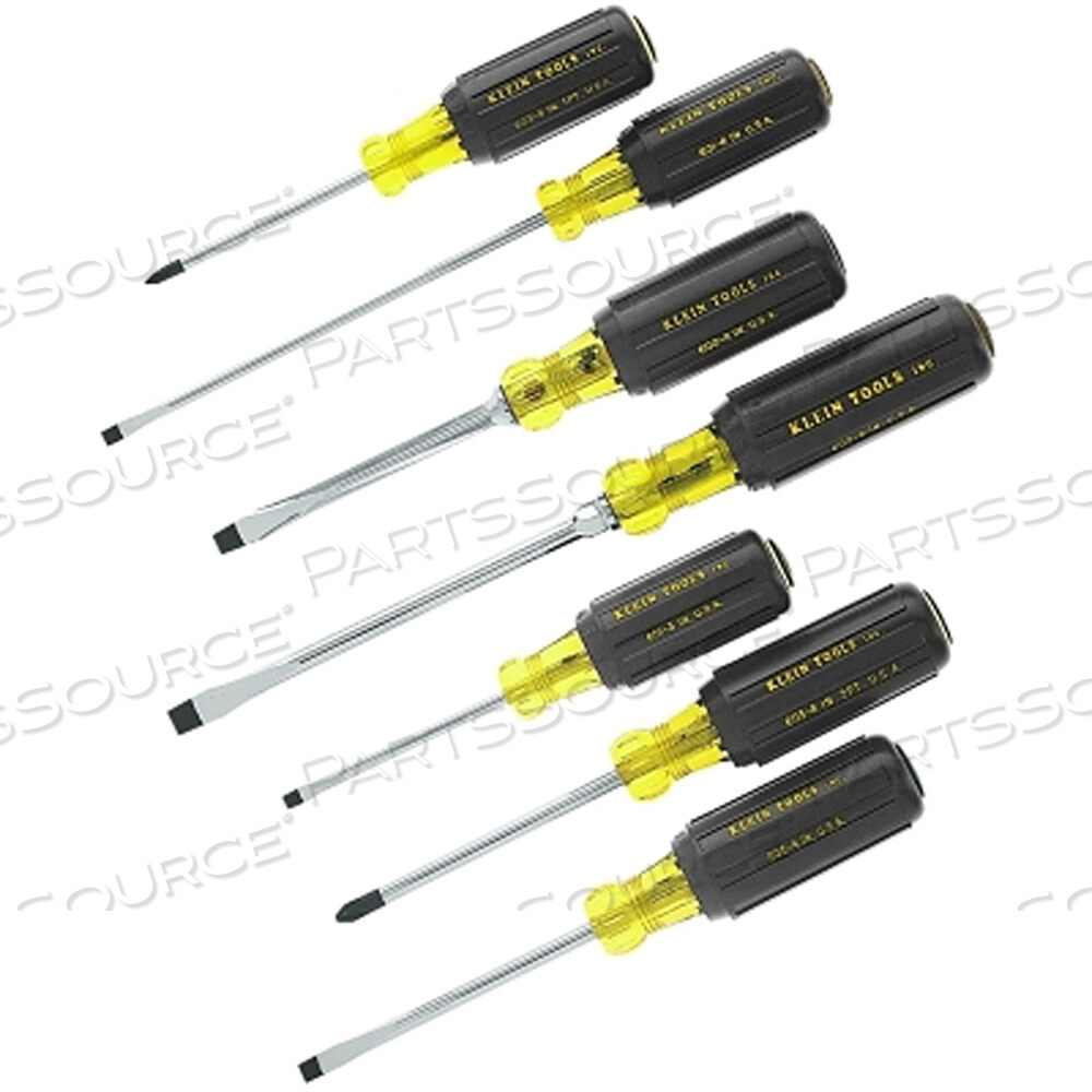 OEM#: 85076SCREWDRIVER SET SLOTTED/PHILLIPS 7 PC by Klein Tools
