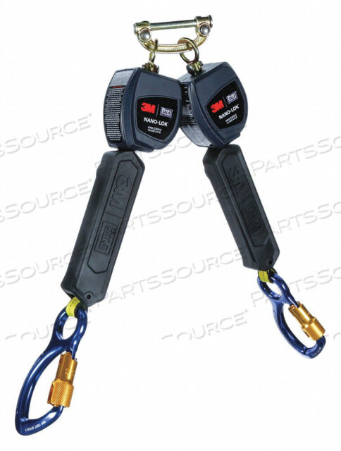 OEM#: 3101275DBI-SALA NANO-LOK TWIN SELF RETRACTING LIFELINE, 6L, 420 CAP LBS by 3M Consumer