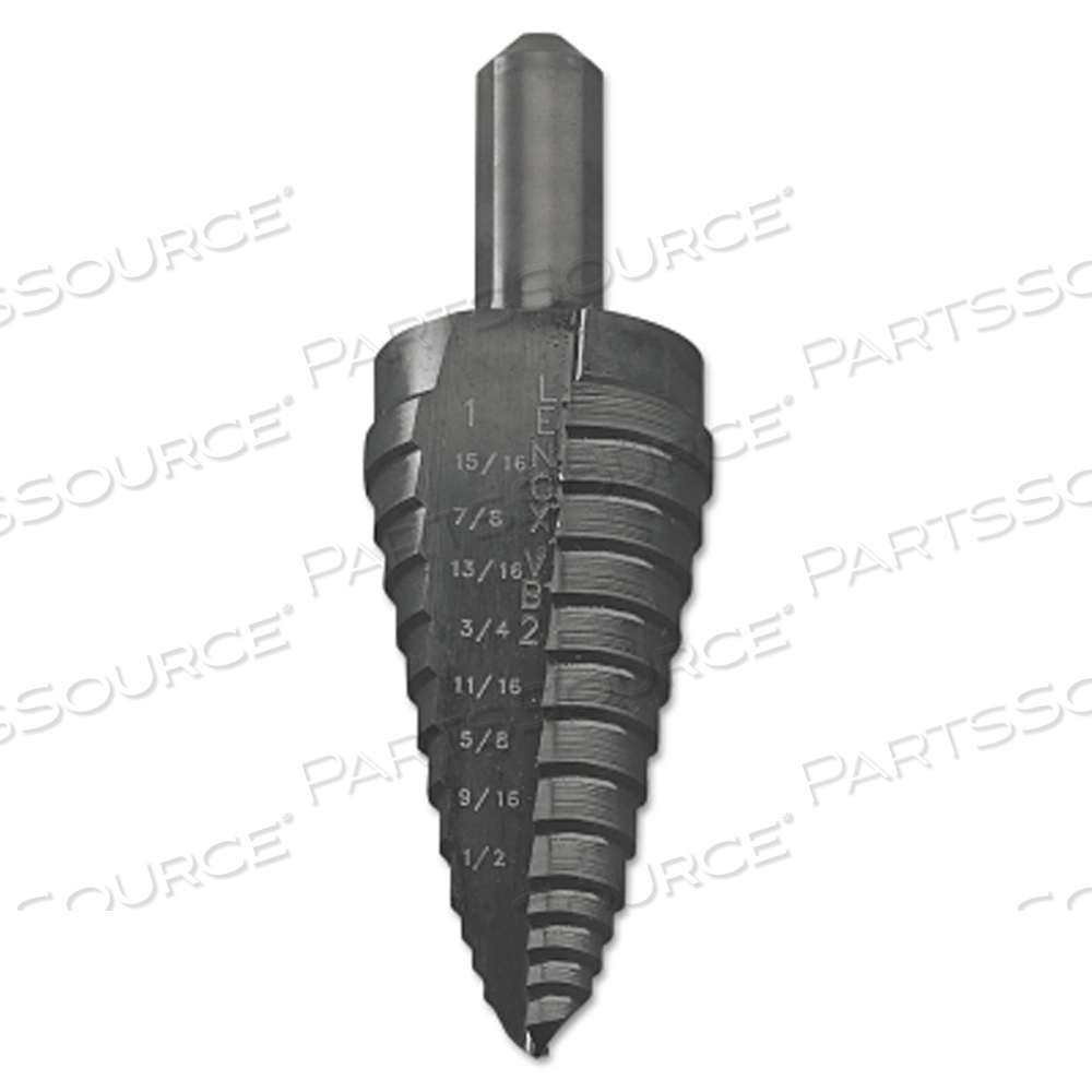 OEM#: 30882VB2STEP DRILL BIT, 9 BITS, 1/2 - 1 IN. HOLE, 3/8 IN. CHUCK by Lenox