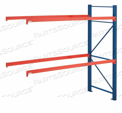 OEM#: AP42096M350096ASK2000 PALLET RACK 96X42X96 ADD-ON UNIT - BLUE/ORANGE - 4000 LBS. CAP. by Steel King