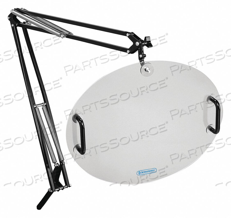 OEM#: F24966-0002SPLASH SHIELD, SINGLE 12 X 15 SHIELD FOR ISLAND BENCHES W/38 ARTICULATING ARM by Bel-Art Products