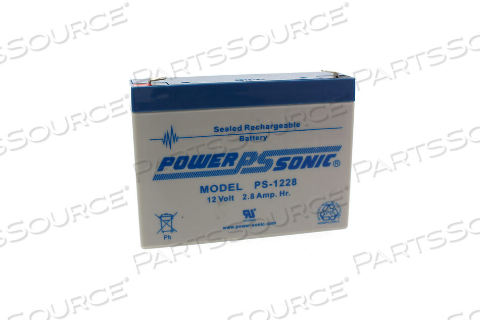 Replaces GE Medical Systems Information Technology (GEMSIT) 32037812V 2.8AH SLA BATTERY