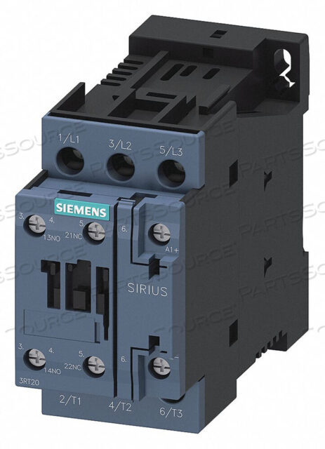 OEM#: 3RT20231BB40CONTACTOR, NON-REVERSING, 3P, 9A, 24VDC by Siemens