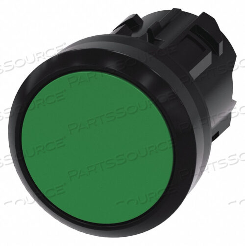 OEM#: 3SU1000-0AB40-0AA0SWITCH, PUSHBUTTON, NON-ILLUMINATED, ROUND, FLAT CAP, GREEN by Siemens