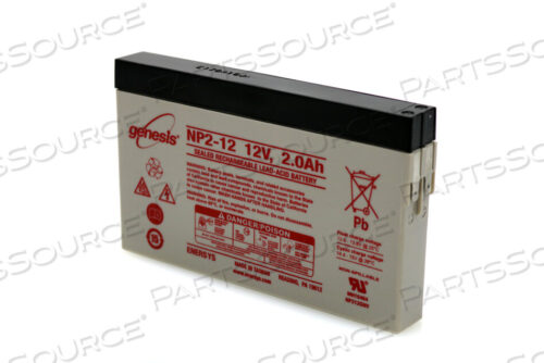 Replaces ENERSYS AS00316ENERSYS GENESIS NP2-12 LEAD ACID (AGM) BATTERY