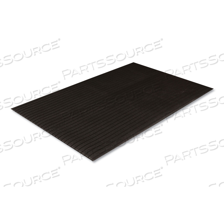 OEM#: FL 3660BKRIBBED VINYL ANTI-FATIGUE MAT, 36 X 60, BLACK by Crown