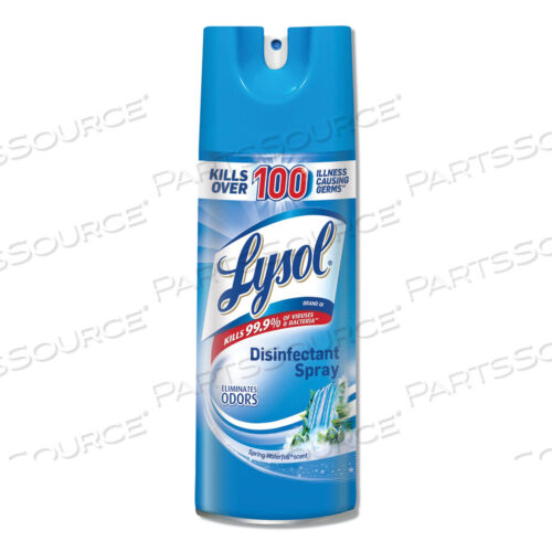 OEM#: 19200-02845DISINFECTANT SPRAY, SPRING WATERFALL, LIQUID, 12.5 OZ AEROSOL SPRAY, 12/CARTON by Lysol
