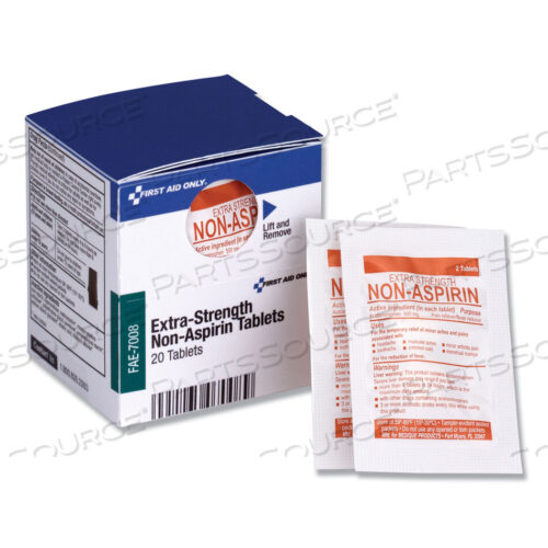 OEM#: FAE-7008EXTRA STRENGTH PAIN RELIEF TABLET PK20 by First Aid Only