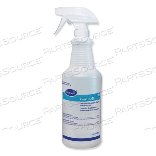 OEM#: D03916VIREX II 256 EMPTY SPRAY BOTTLE, 32 OZ, CLEAR, 12/CARTON by Diversey