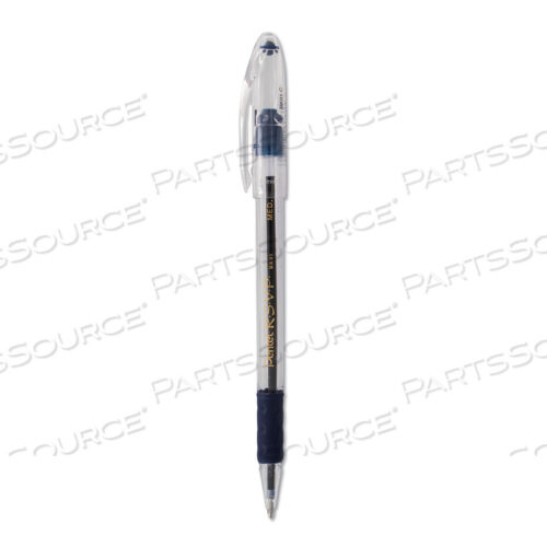 OEM#: BK91CR.S.V.P. BALLPOINT PEN, STICK, MEDIUM 1 MM, BLUE INK, CLEAR/BLUE BARREL, DOZEN by Pentel of America