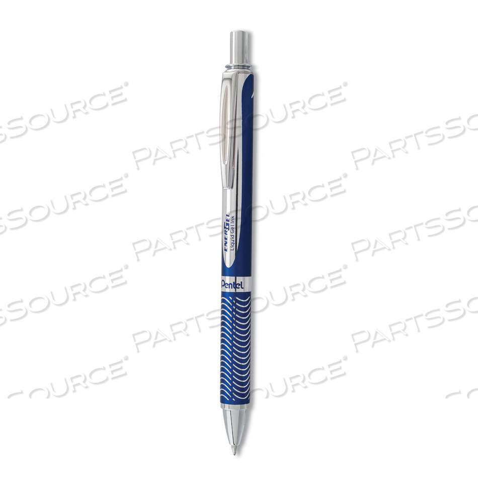 OEM#: BL407C-AENERGEL ALLOY RT GEL PEN, RETRACTABLE, MEDIUM 0.7 MM, BLACK INK, BLUE BARREL by Pentel of America