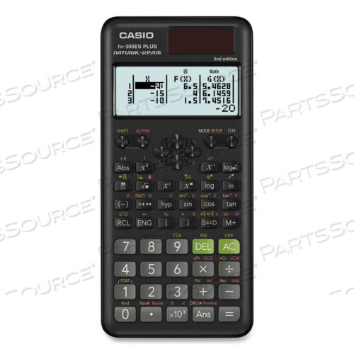 OEM#: FX-300ESPLS2-SFX-300ES PLUS 2ND EDITION SCIENTIFIC CALCULATOR, 16-DIGIT LCD, BLACK by Casio