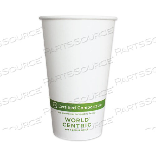OEM#: CUPA16PAPER HOT CUPS, 16 OZ, WHITE, 1,000/CARTON by World Centric