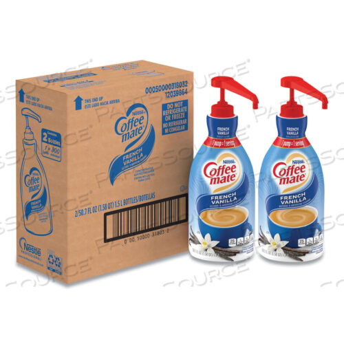 OEM#: 12039864LIQUID COFFEE CREAMER, FRENCH VANILLA, 1.5 LITER PUMP BOTTLE, 2/CARTON by Coffee-Mate