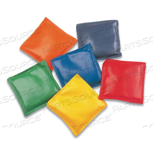 OEM#: MBB4SETBEAN BAG SET, VINYL, 4, ASSORTED COLORS, 12/BOX by Champion Sports