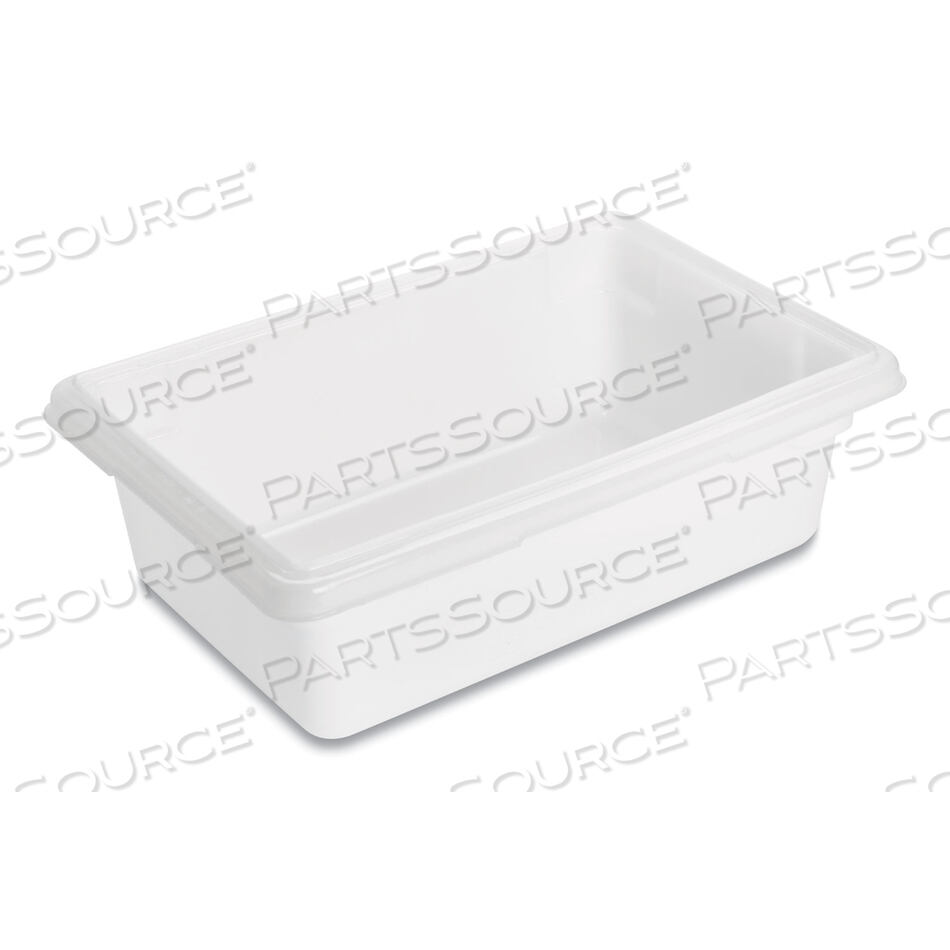 OEM#: FG350900WHTFOOD/TOTE BOXES, 3.5 GAL, 18 X 12 X 6, WHITE, PLASTIC by Rubbermaid Medical Division