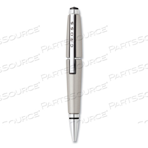 EDGE GEL PEN, RETRACTABLE, MEDIUM 0.7 MM, BLACK INK, TITANIUM BARREL