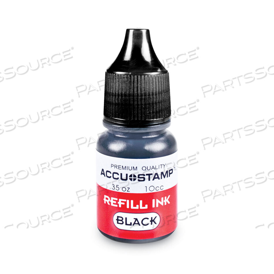 OEM#: 090684ACCU-STAMP GEL INK REFILL, 0.35 OZ BOTTLE, BLACK by Cosco