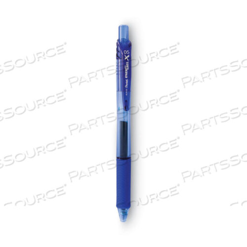 OEM#: BLN105CENERGEL-X GEL PEN, RETRACTABLE, FINE 0.5 MM NEEDLE TIP, BLUE INK, BLUE BARREL, DOZEN by Pentel of America