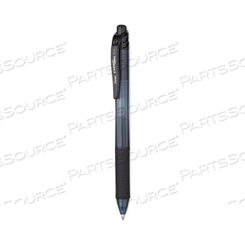 OEM#: BL107ASW2ENERGEL-X GEL PEN, RETRACTABLE, MEDIUM 0.7 MM, BLACK INK, BLACK BARREL, 24/PACK by Pentel of America