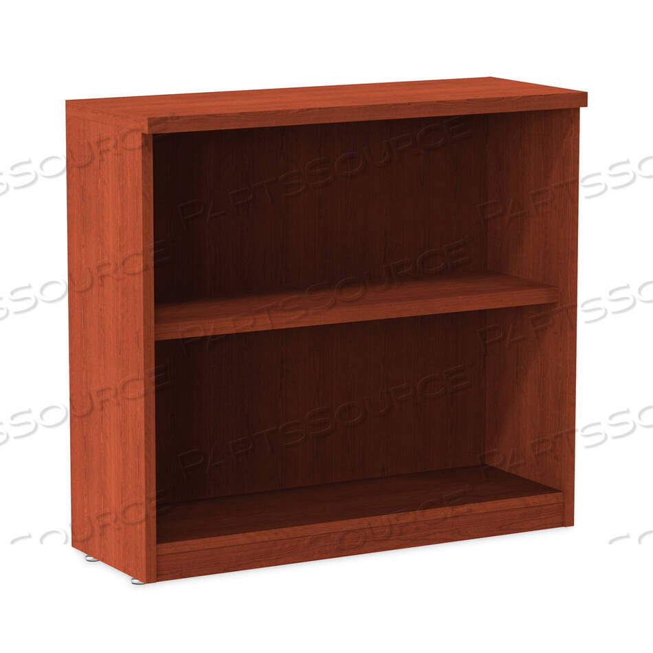 OEM#: ALEVA633032MCALERA VALENCIA SERIES BOOKCASE, TWO-SHELF, 31.75W X 14D X 29.5H, MED CHERRY by Alera