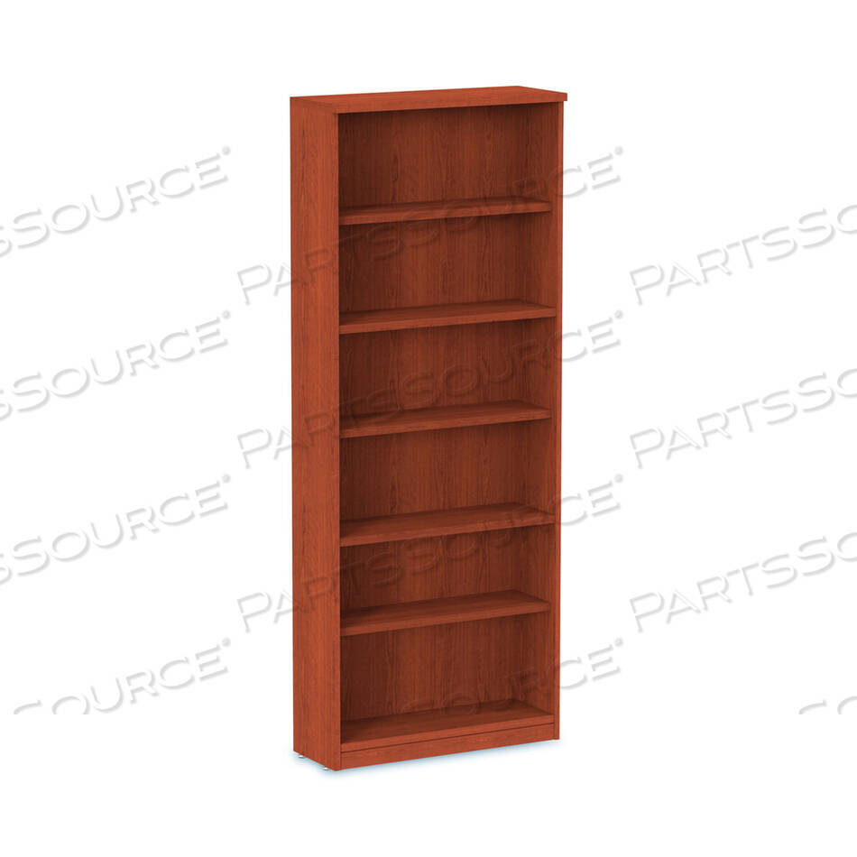 OEM#: ALEVA638232MCALERA VALENCIA SERIES BOOKCASE, SIX-SHELF, 31.75W X 14D X 80.25H, MEDIUM CHERRY by Alera