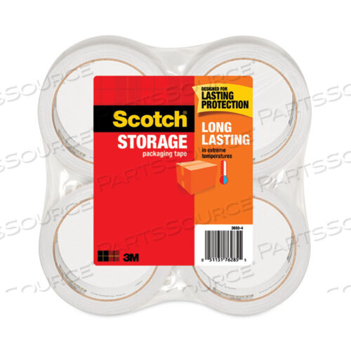 OEM#: 36504STORAGE TAPE, 3 CORE, 1.88 X 54.6 YDS, CLEAR, 4/PACK by 3M Consumer