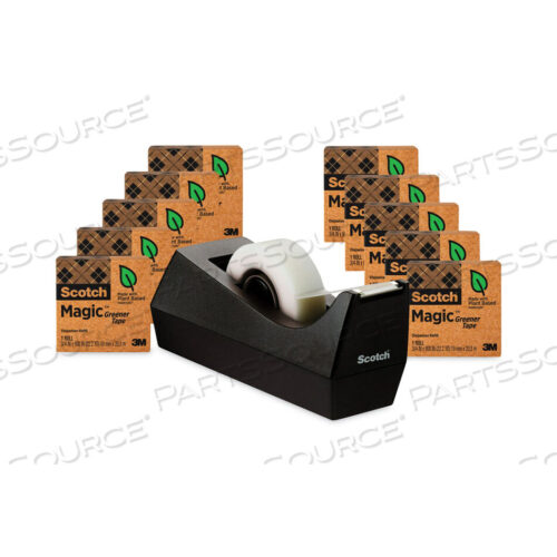OEM#: 81210PMAGIC GREENER TAPE, 1 CORE, 0.75 X 75 FT, CLEAR, 10/PACK by 3M Consumer