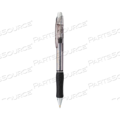 OEM#: BX480-AR.S.V.P. SUPER RT BALLPOINT PEN, RETRACTABLE, MEDIUM 1 MM, BLACK INK, BLACK BARREL, DOZEN by Pentel of America