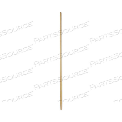 OEM#: BWK125TAPERED END BROOM HANDLE, LACQUERED PINE, 1.13 DIA X 60, NATURAL by Boardwalk