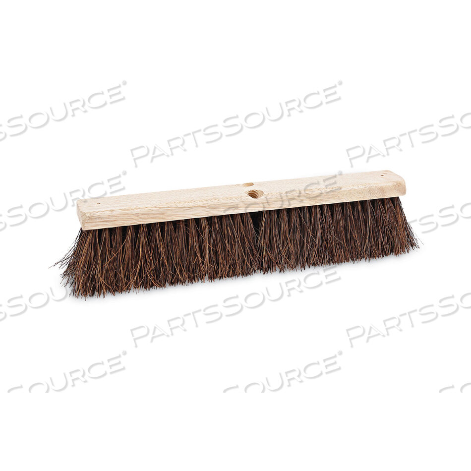 OEM#: BWK20118FLOOR BRUSH HEAD, 3.25 NATURAL PALMYRA FIBER BRISTLES, 18 BRUSH by Boardwalk