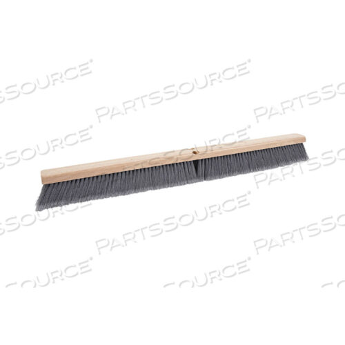 OEM#: BWK20436FLOOR BRUSH HEAD, 3 GRAY FLAGGED POLYPROPYLENE BRISTLES, 36 BRUSH by Boardwalk