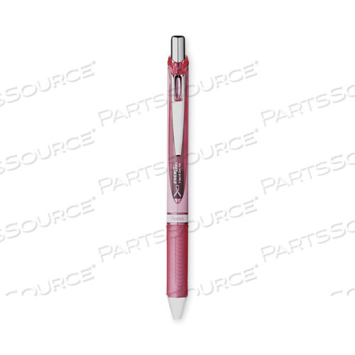 OEM#: BL77PBP3ABCENERGEL RTX GEL PEN, RETRACTABLE, MEDIUM 0.7 MM, BLACK INK, PINK/SILVER BARREL, 3/PACK by Pentel of America