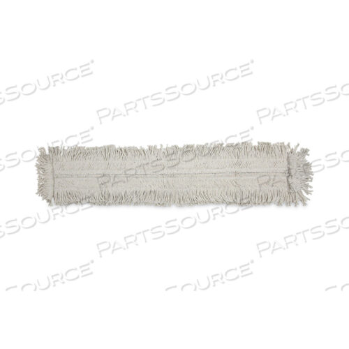 OEM#: BWK1648MOP HEAD, DUST, DISPOSABLE, COTTON/SYNTHETIC FIBERS, 48 X 5, WHITE by Boardwalk