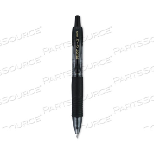 OEM#: 31734G2 MINI GEL PEN, RETRACTABLE, FINE 0.7 MM, BLACK INK, BLACK BARREL, 4/PACK by Pilot