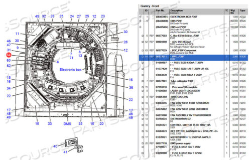 Replaces Siemens Medical Solutions 8377611DPU_P30F