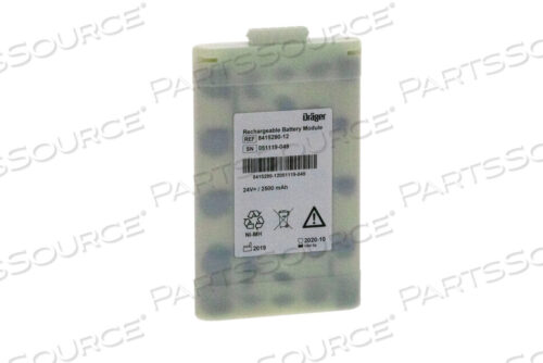 OEM#: 8415290BATTERY RECHARGEABLE, NICKEL METAL HYDRIDE, 24V, 2.5 AH FOR DRAEGER EVITA by Draeger Inc.