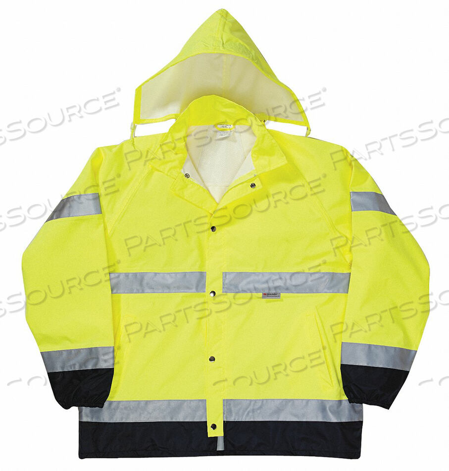 OEM#: LUX-TENR-YLPREMIUM BREATHABLE PANTS, CLASS E, WATERPROOF, HI-VIS YELLOW, L by Occunomix