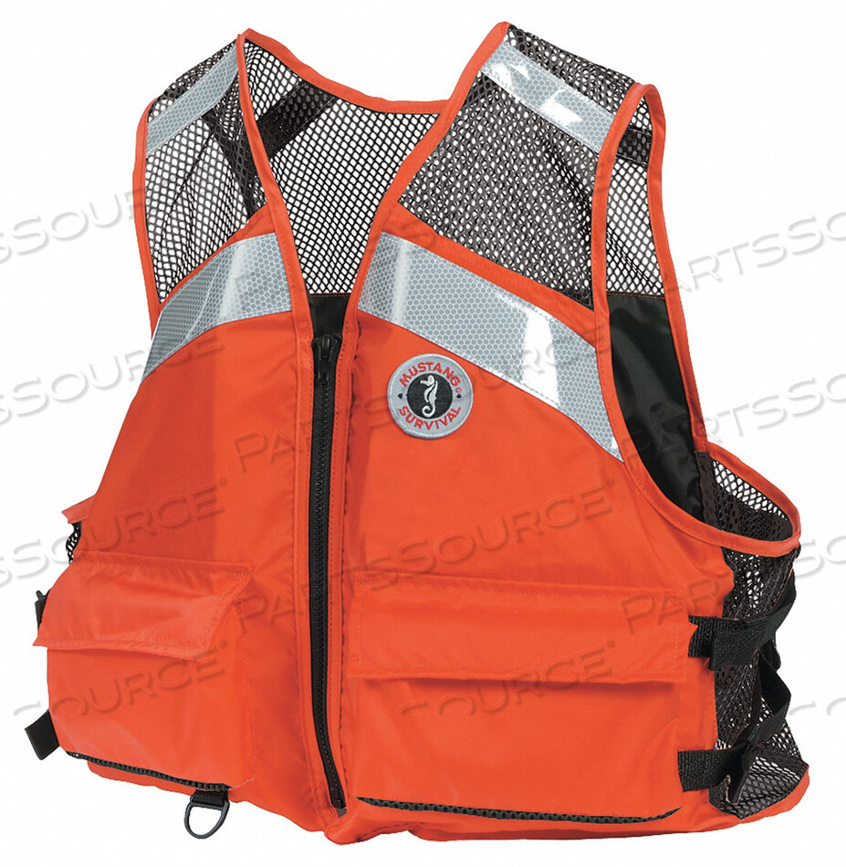 OEM#: MV1254T1-2-L/XL-216E7907 STANDARD LIFE JACKET III L/XL 15-1/2 LB. by Mustang Survival