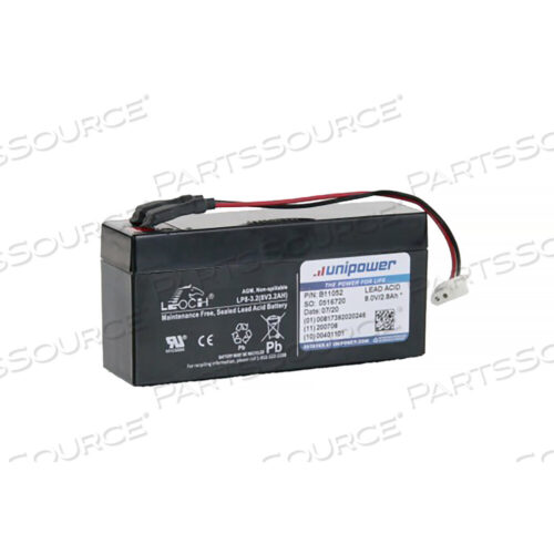 Replaces ICU Medical, Inc. 830-03650-905ABBOTT LIFE CARE 5000 PLUM XL - 4-PIN CONNECTOR BATTERY