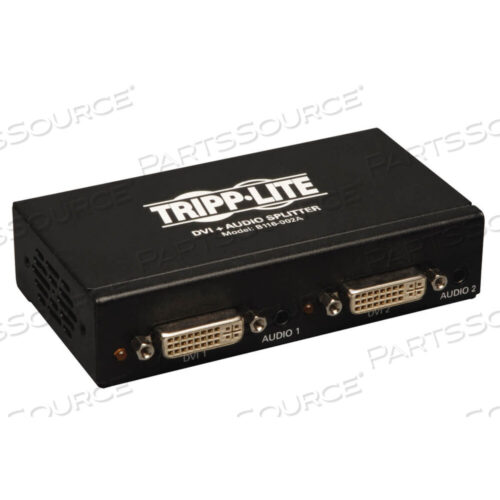 OEM#: B116-002A2-PORT DVI SINGLE LINK VIDEO / AUDIO SPLITTER / BOOSTER TAA GSA by Tripp Lite