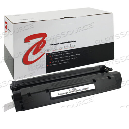 Replaces HP (Hewlett-Packard) C7115XTONER CARTRIDGE, REPLACEMENT FOR HP LASERJET 1000, HP LASERJET 1005W, HP LASERJET 1200, HP LASERJET 1200N, HP LASERJET 1200SE, HP LASERJET 1220,