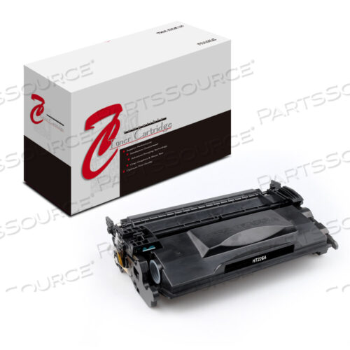 Replaces HP (Hewlett-Packard) CF 226ATONER CARTRIDGE, REPLACEMENT FOR HP 26A LASERJET PRO M402, MFP M426 BLACK (3,100 YIELD)