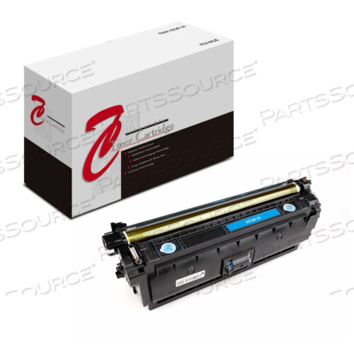 Replaces HP (Hewlett-Packard) CF361ATONER CARTRIDGE, REPLACEMENT FOR HP 508A COLOR LASERJET M552, COLOR LASERJET M553, COLOR LASERJET FLOW MFP M577, COLOR LASERJET MANAGED E55040DW,