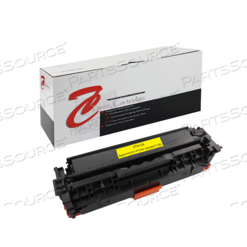 Replaces HP (Hewlett-Packard) CE412ATONER CARTRIDGE, REPLACEMENT FOR HP LASERJET PRO 300 COLOR M351, HP LASERJET PRO 300 COLOR MFP M375, HP LASERJET PRO 300 COLOR MFP M375 NW, HP LA