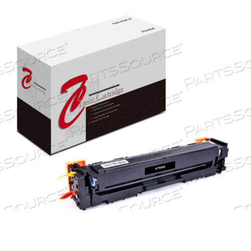 Replaces HP (Hewlett-Packard) CF500XMTONER CARTRIDGE, REPLACEMENT FOR HP 202X OLOR LASERJET PRO M254, MFP M281 HIGH YIELD BLACK (3,200 YIELD)